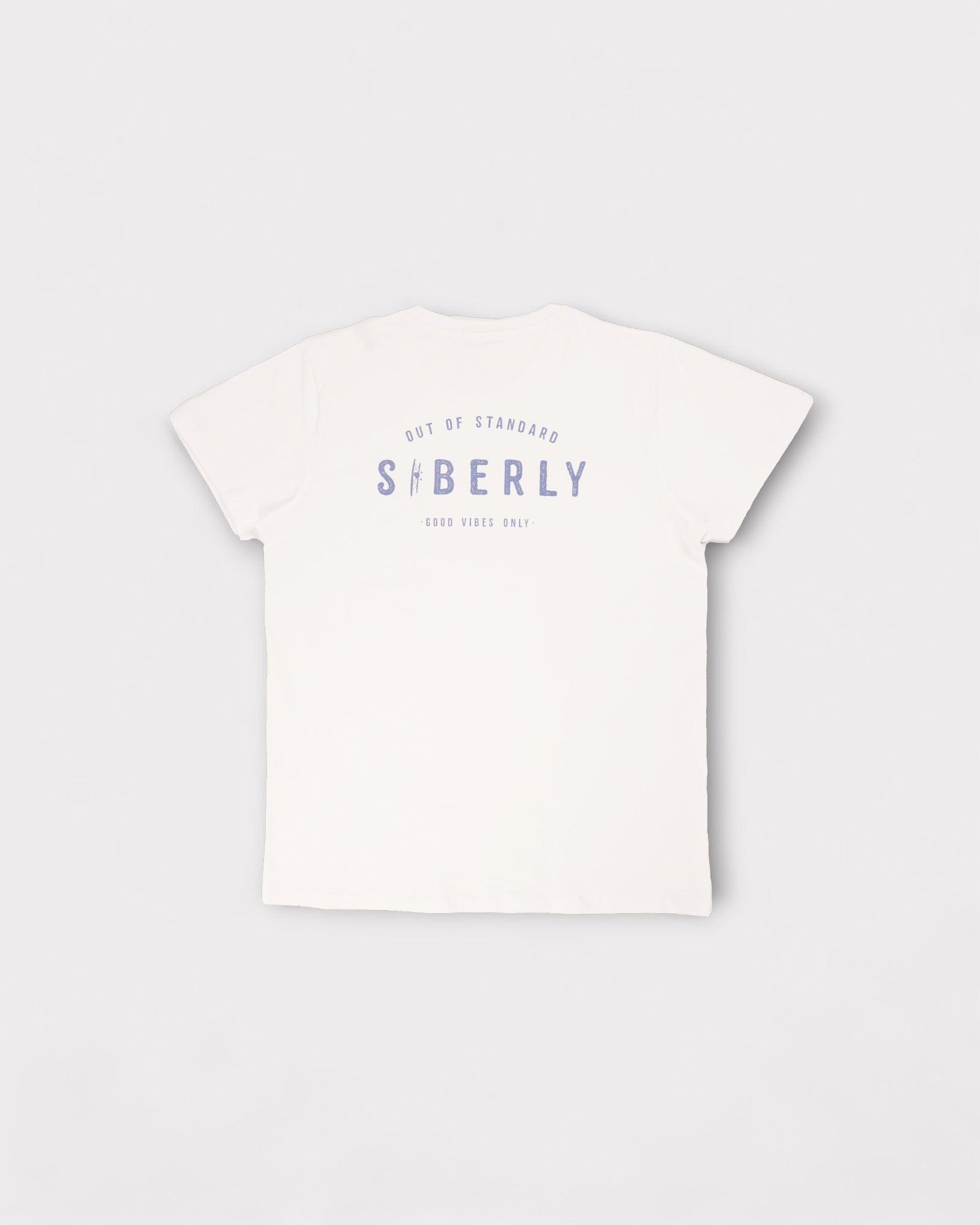 Camiseta good vibes blanco - Siberly Brand