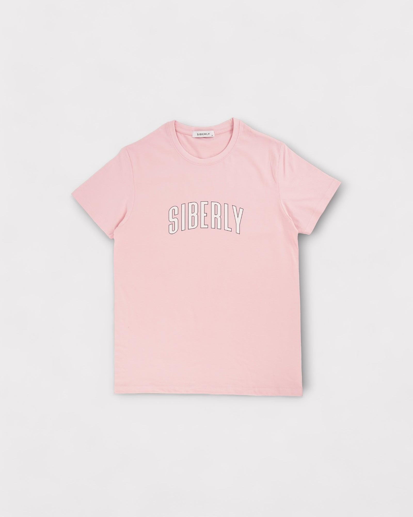 Camiseta Crew Rosa - Siberly Brand