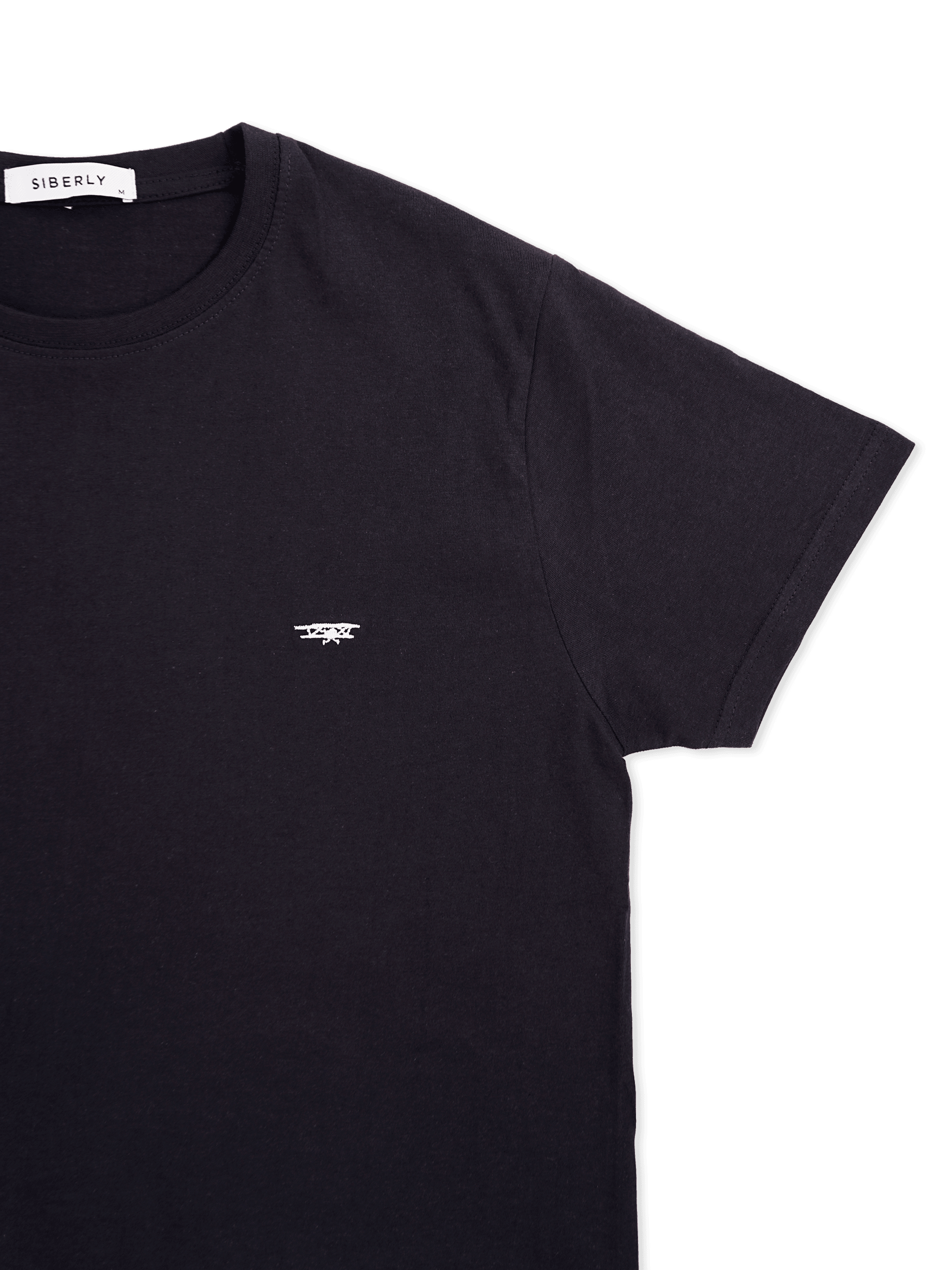 Camiseta logo bordado marino - SIBERLY
