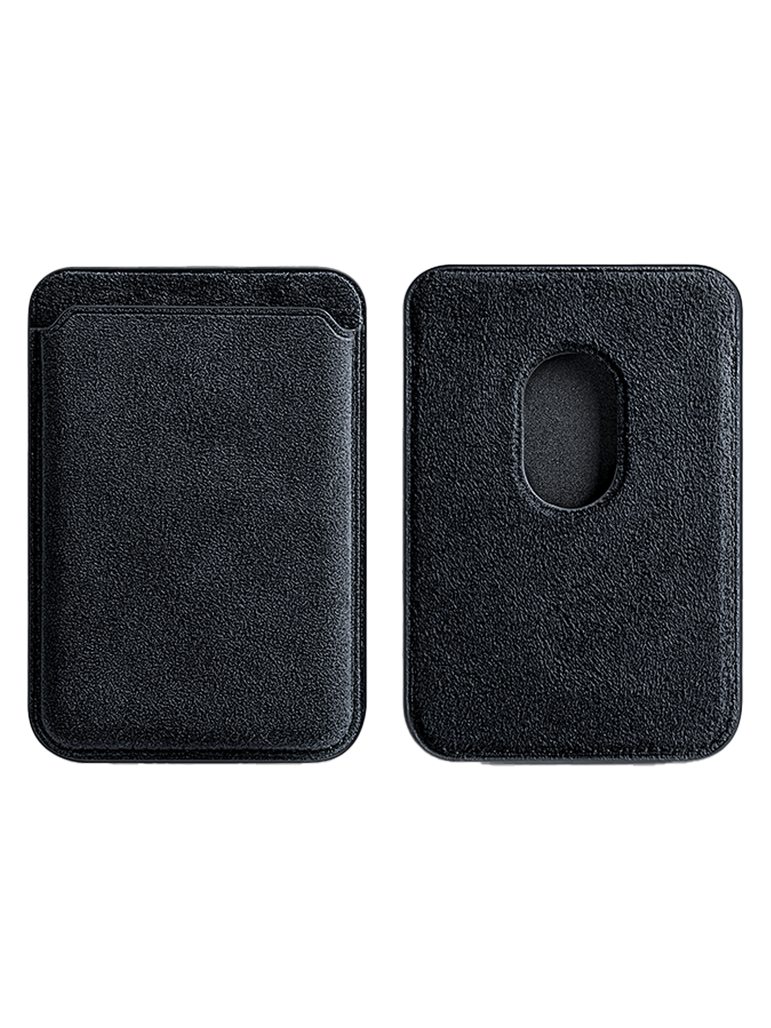 Wallet Alcantara negro - Siberly Brand